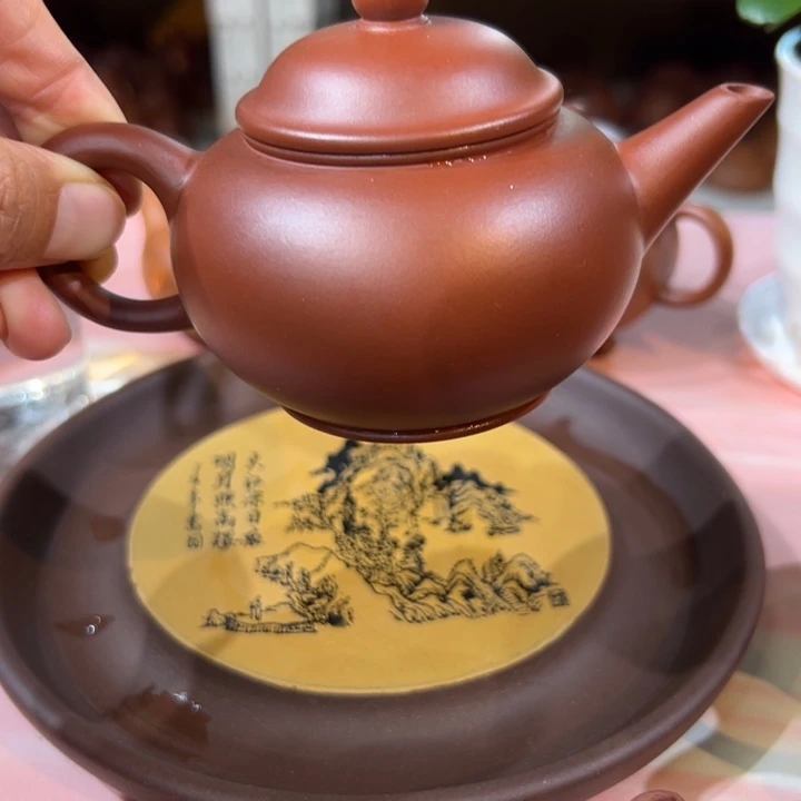 茶壶紫砂红皮龙水平170c v