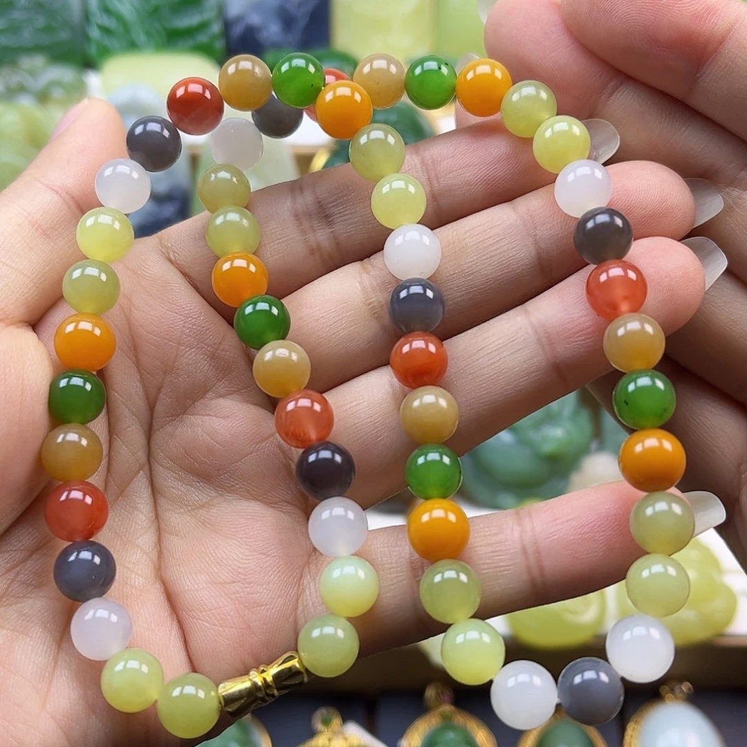 和田玉未镶嵌项链