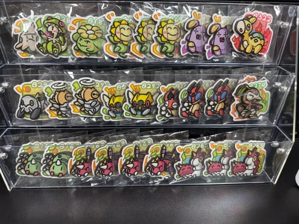 （专拍）普款清仓口袋妖怪创意冰箱贴二次元款式直播可选