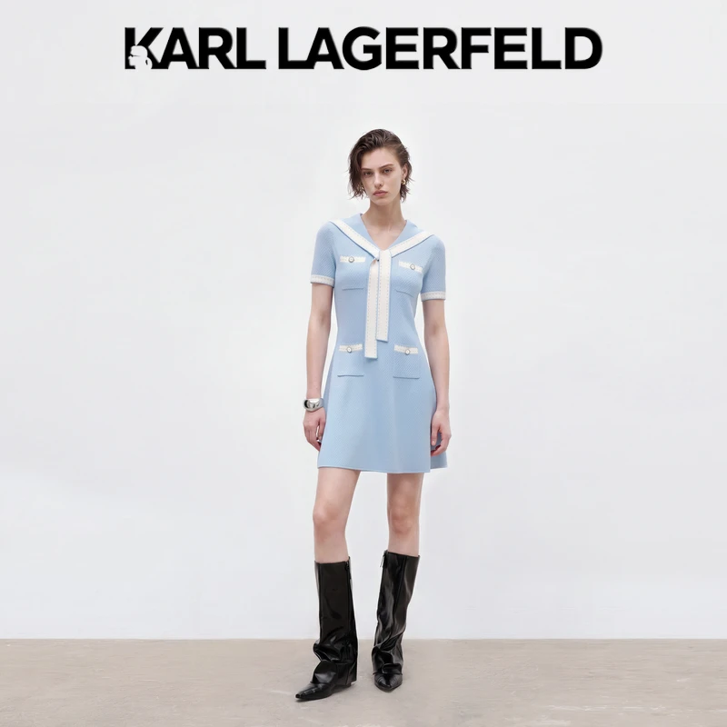 KARLLAGER卡尔拉格斐短袖连衣裙衣服P26E1309