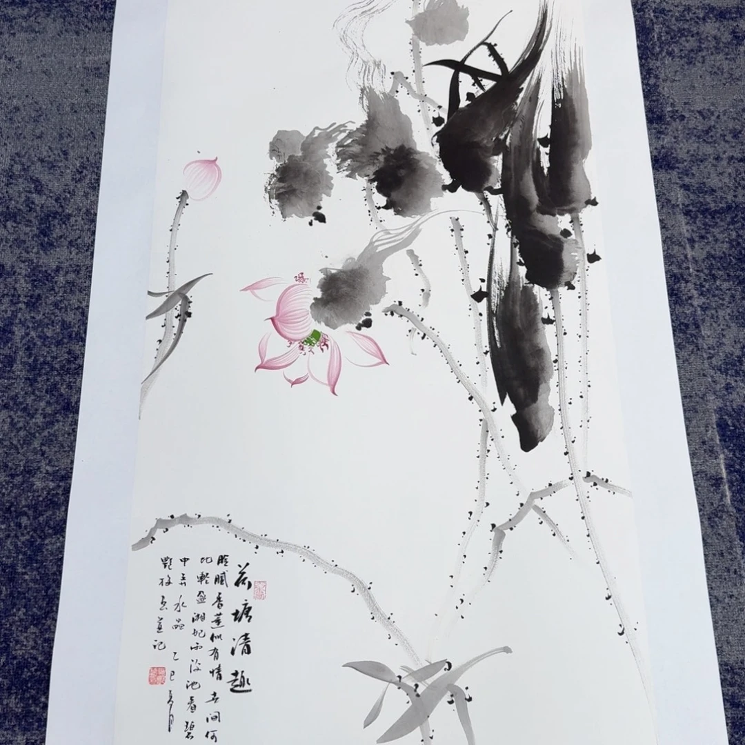 国画国画作品山水花鸟纯手绘