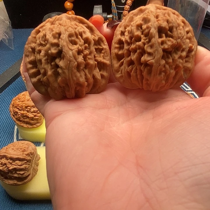 吊坠文玩核桃41尺全品四座楼