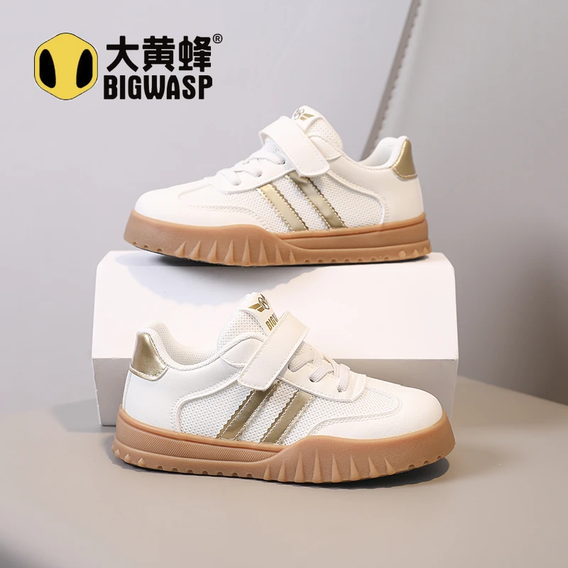 大黄蜂2025年秋季新款男女童27-38码校园韩版潮流百搭休闲板鞋潮