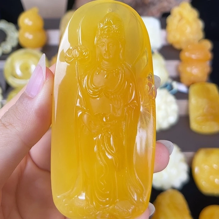 琥珀未镶嵌珠宝奇石