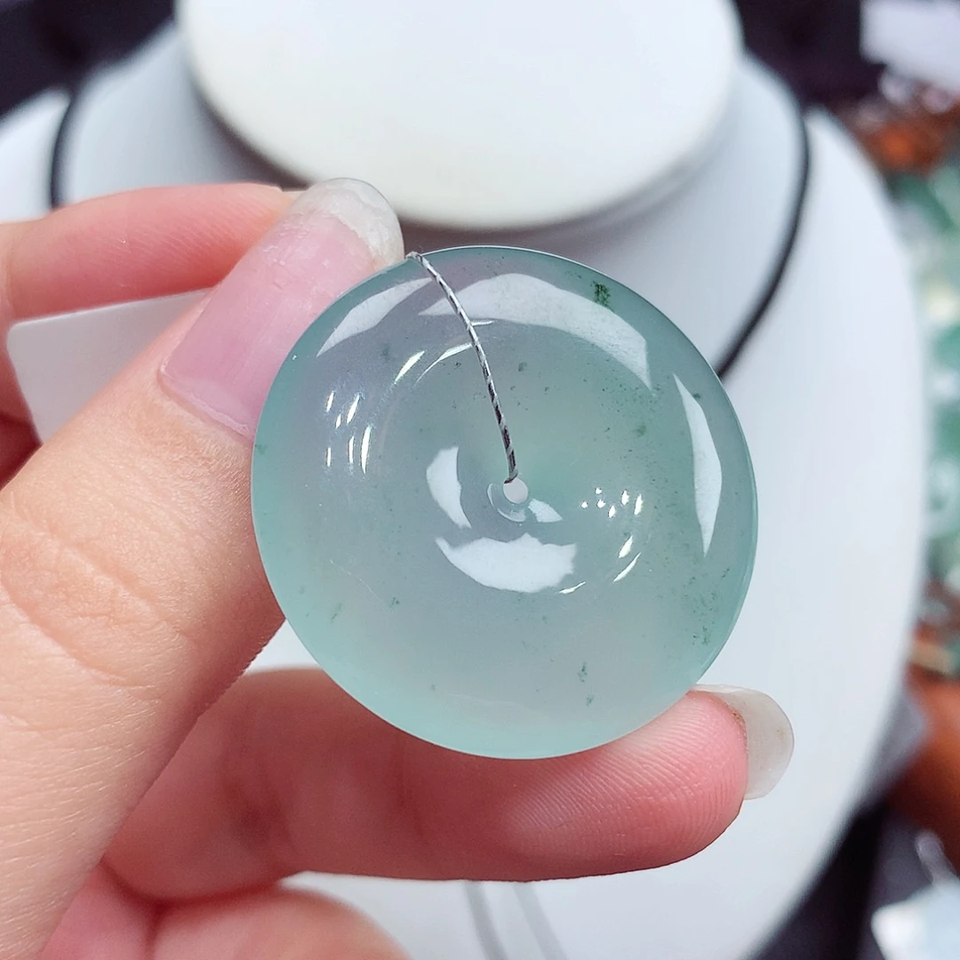 翡翠未镶嵌颈饰翡翠60，30/5.9