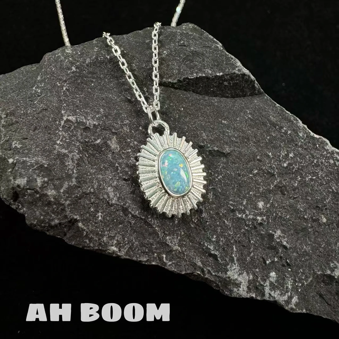 925银银制品 【蓝调时刻】轻奢复古气质百搭个性韩范项链G195