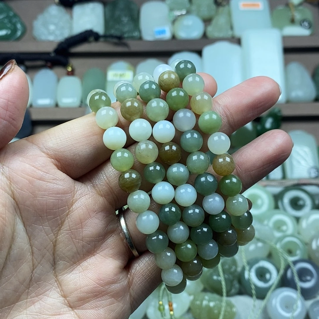 和田玉未镶嵌颈饰多宝串多样性发1件