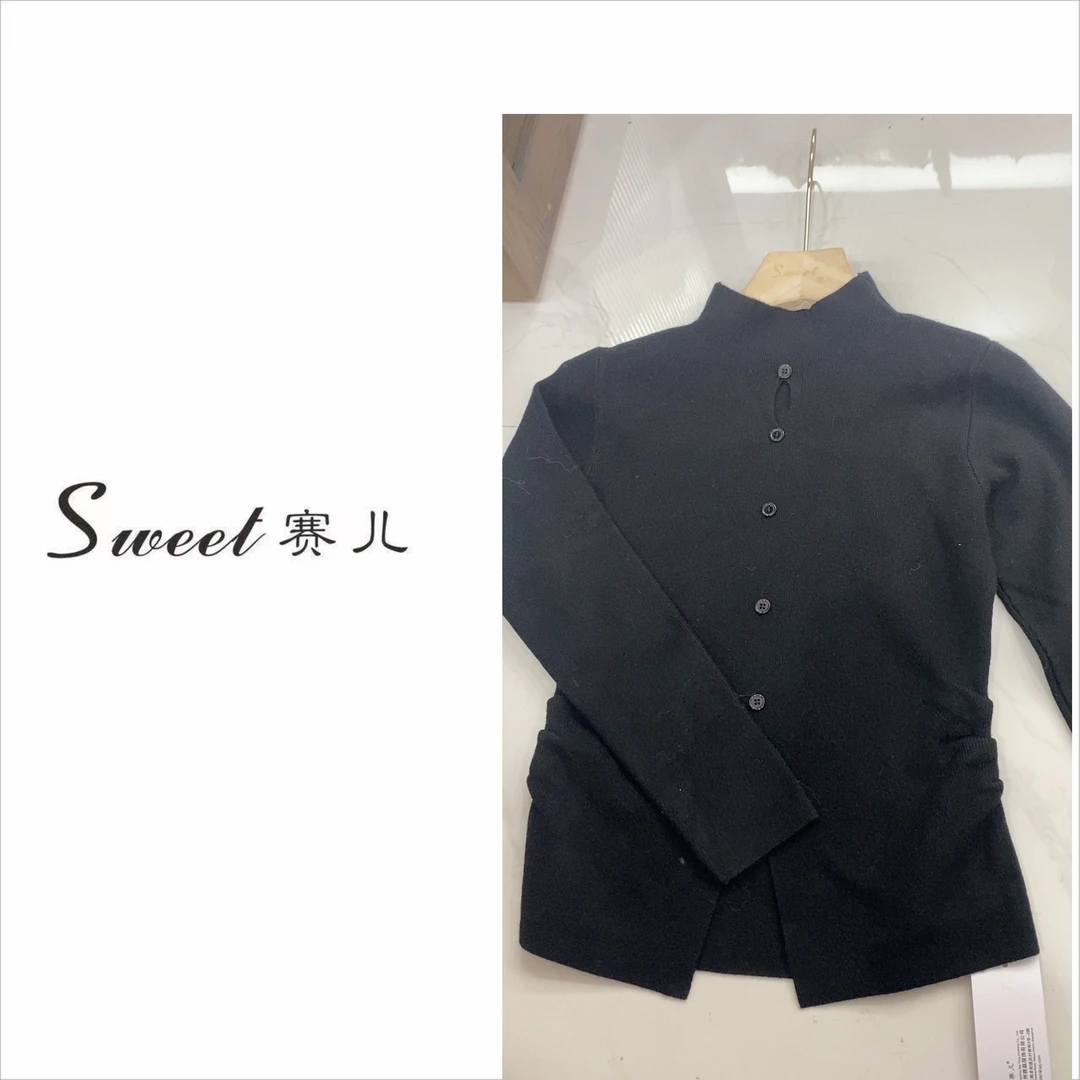 【赛儿专属】｛4839｝精致百搭蕾丝小心机秋冬针织打底毛衫