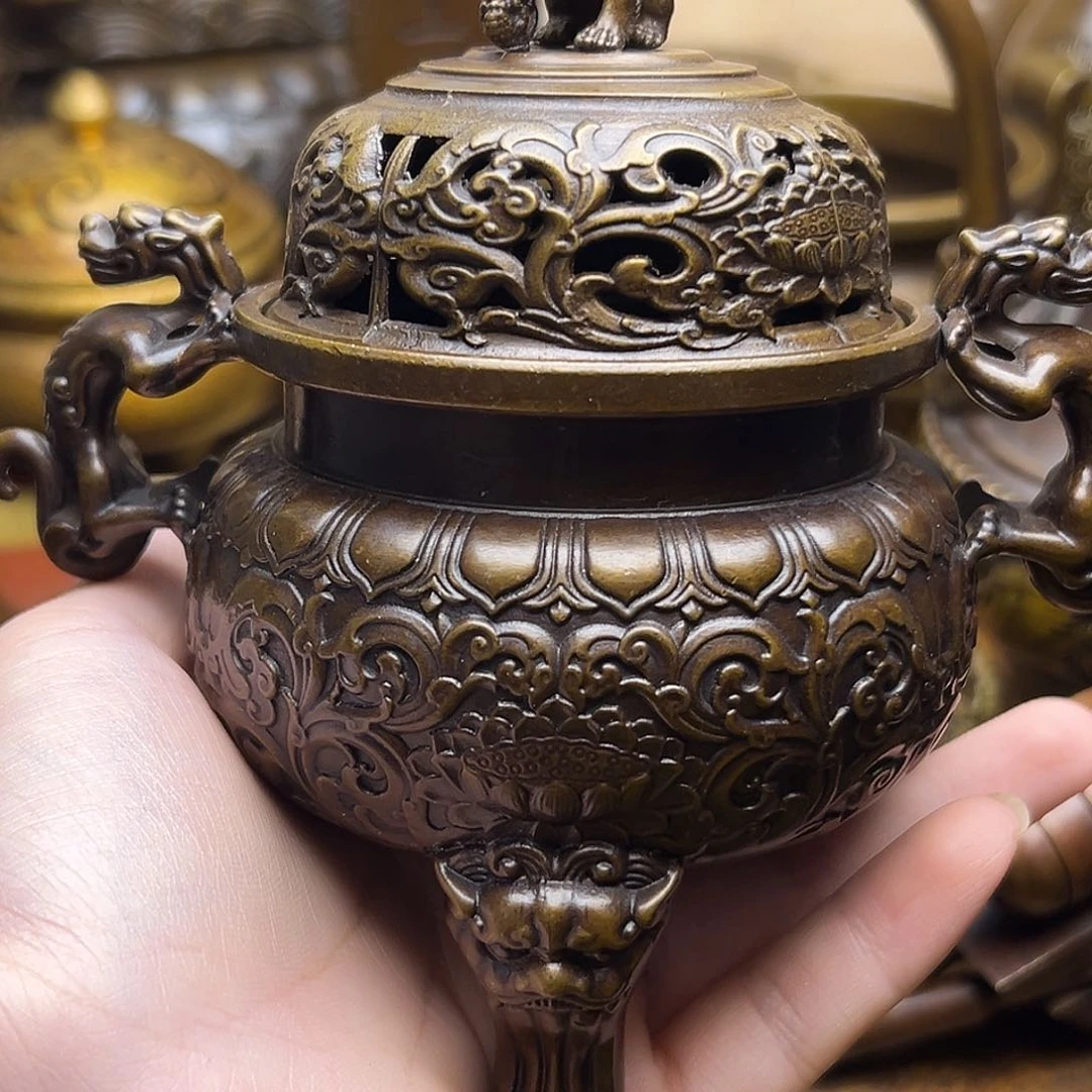 铜器摆件老王直播间