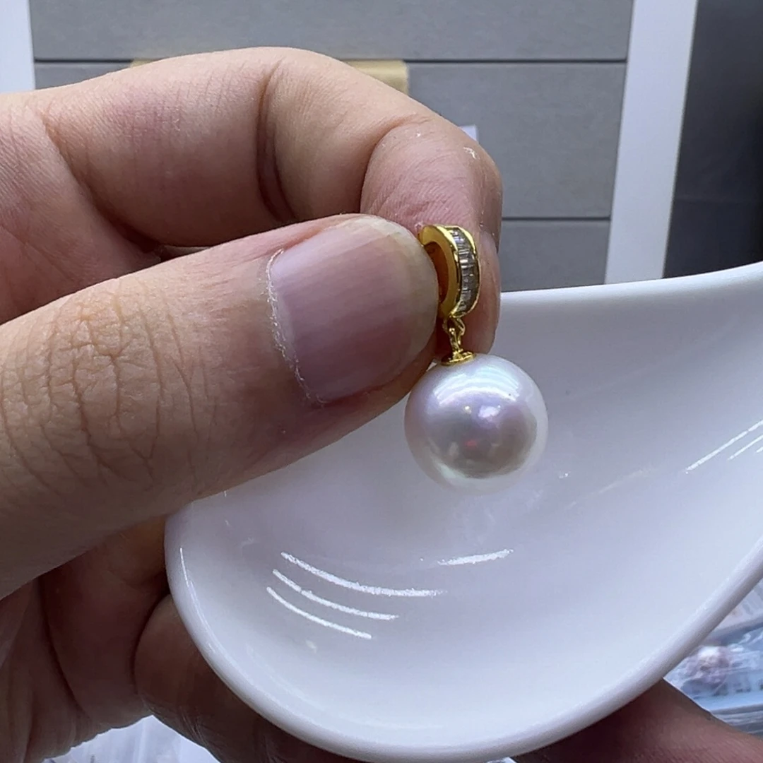 颈饰银S925镶嵌淡水珍珠