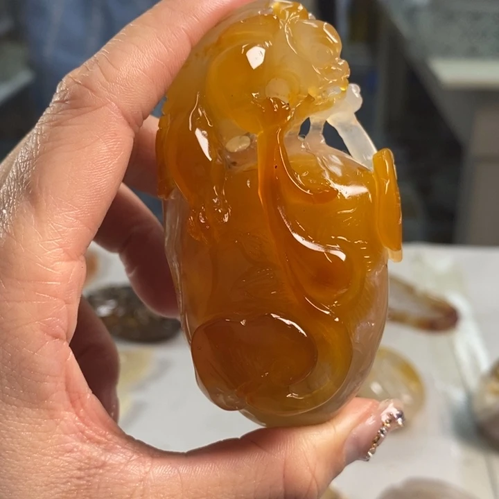 玛瑙/玉髓吊坠(不含链)未镶嵌