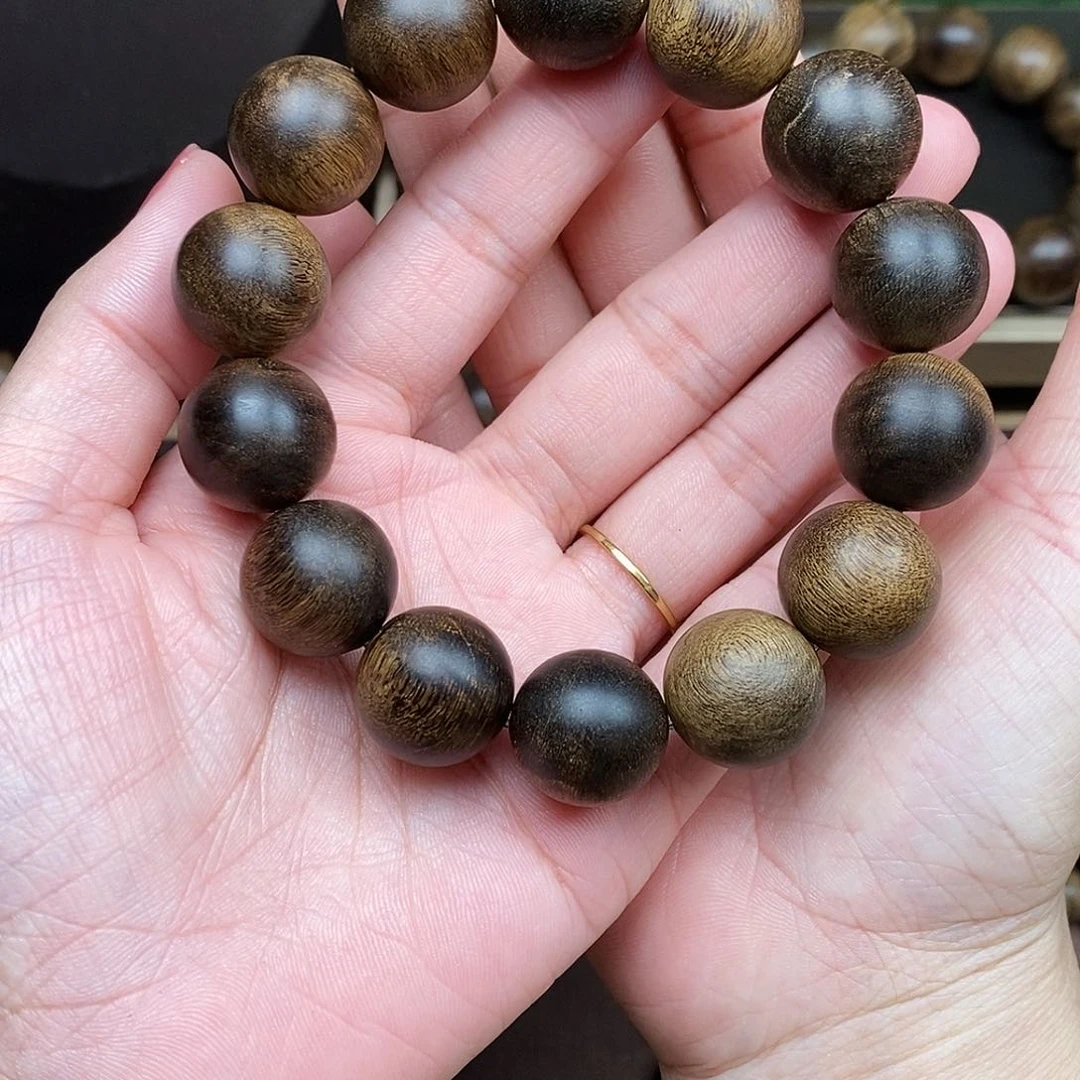 沉香手串换*换越南芽庄白棋楠缨子瘤疤沉水