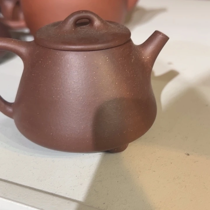 紫砂茶案紫泥高瓢120cc