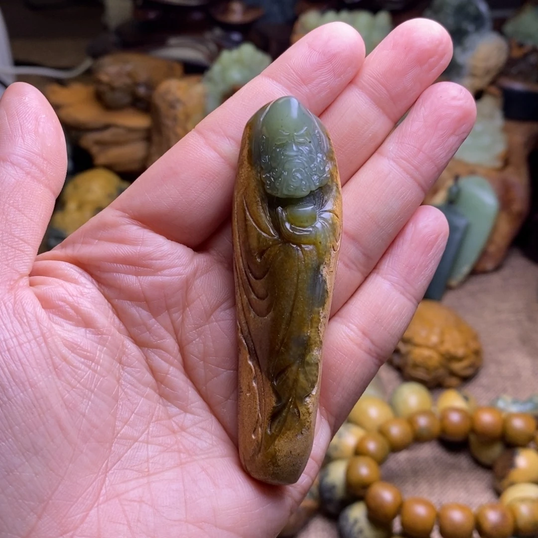 岫岩河磨玉（透闪石质玉）未镶嵌挂件