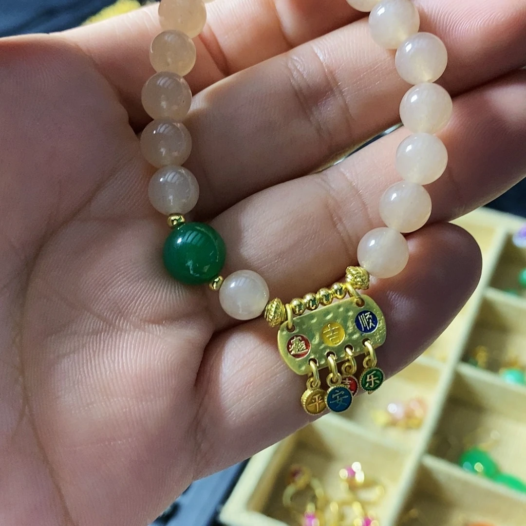 翡翠银S925镶嵌耳饰