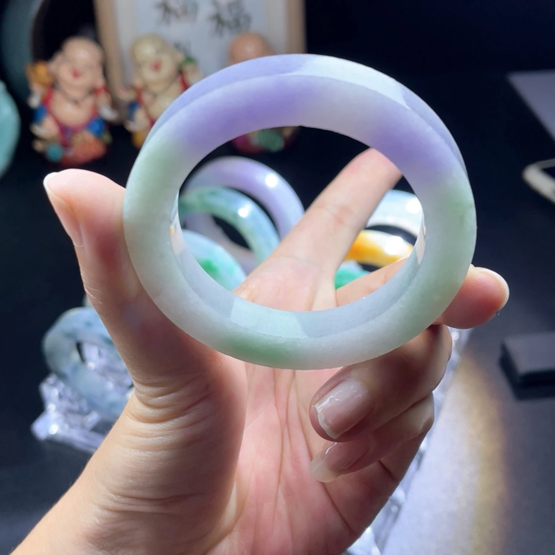 定制翡翠未镶嵌天然翡翠手镯定制