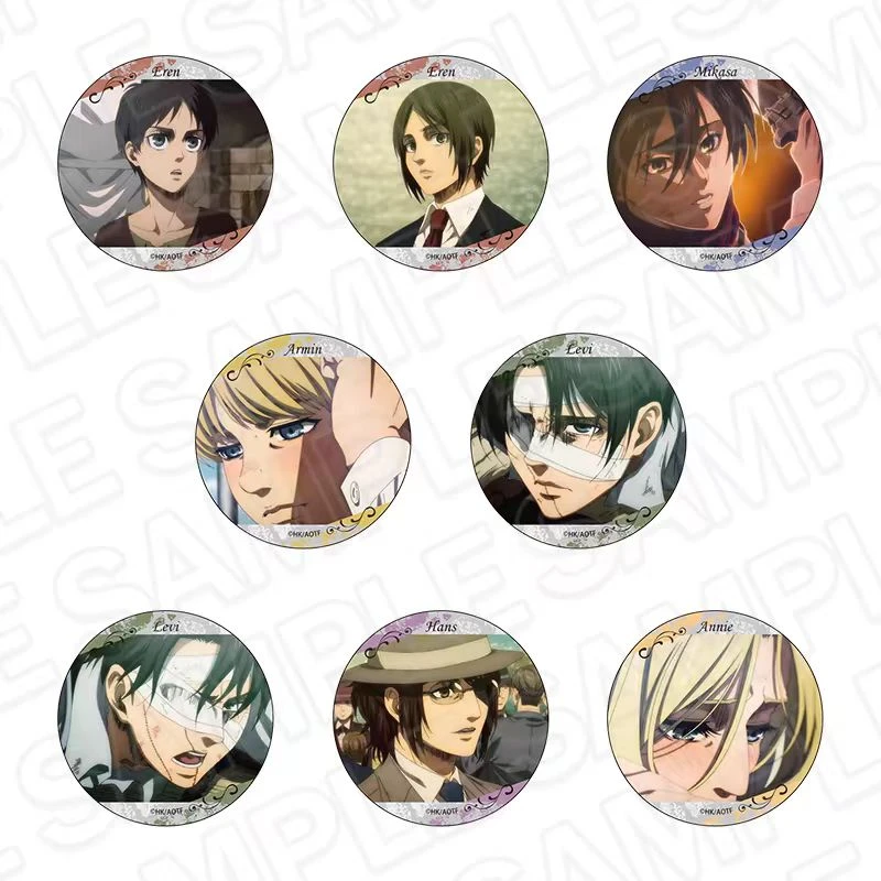 【拆包日谷】《进击的巨人》日谷巨人ver场面写吧唧盲盒（代拆）