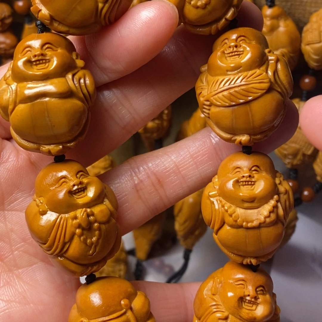 笑***事手串/手链橄榄核八大弥勒