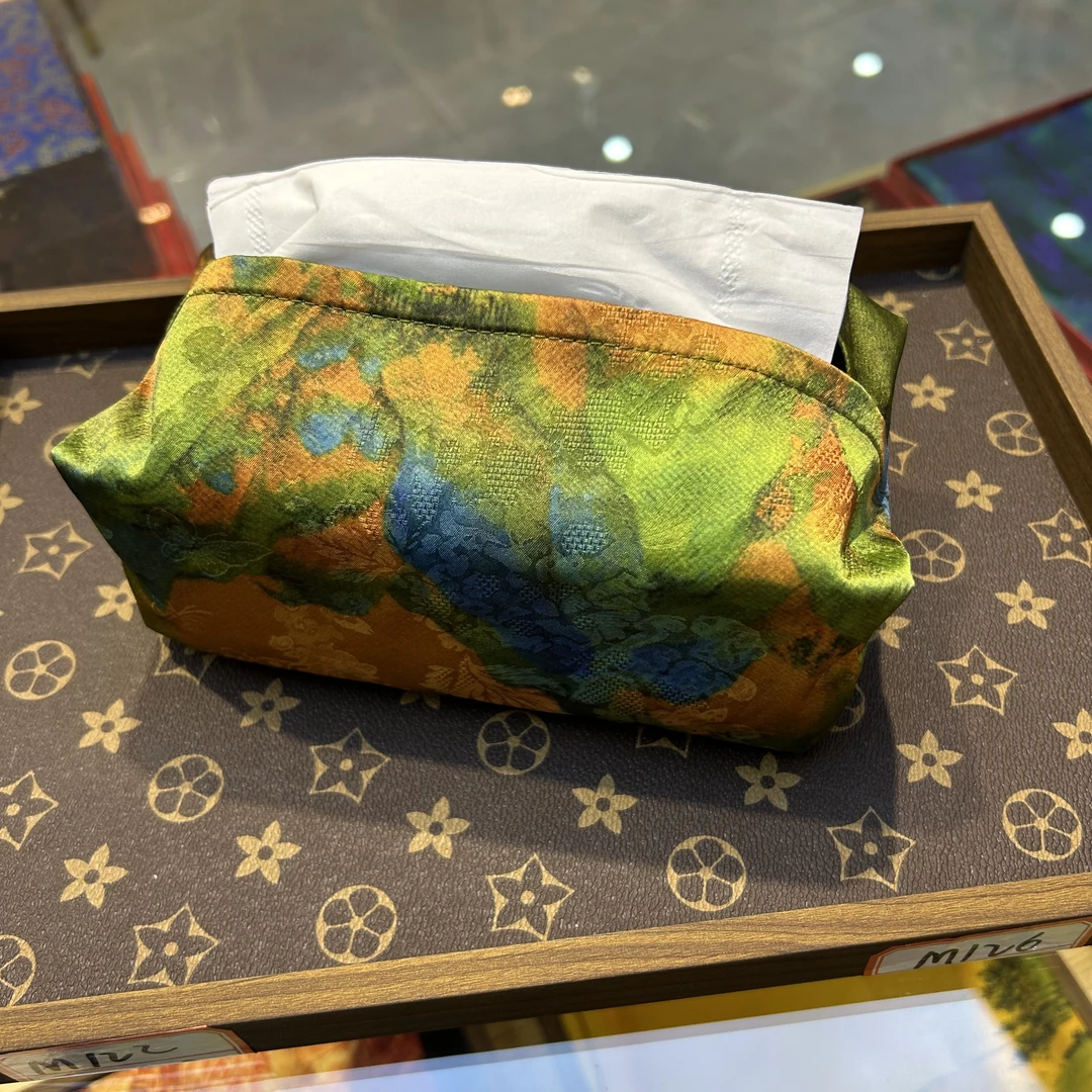 【纸巾盒】国风香云花萝纸巾盒家用抽纸盒手工复古新中式创意简约