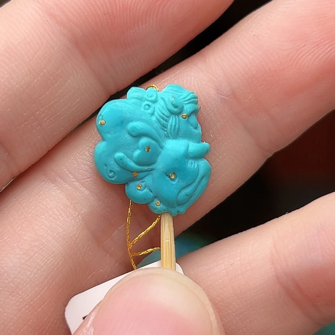 绿松石珠宝奇石未镶嵌