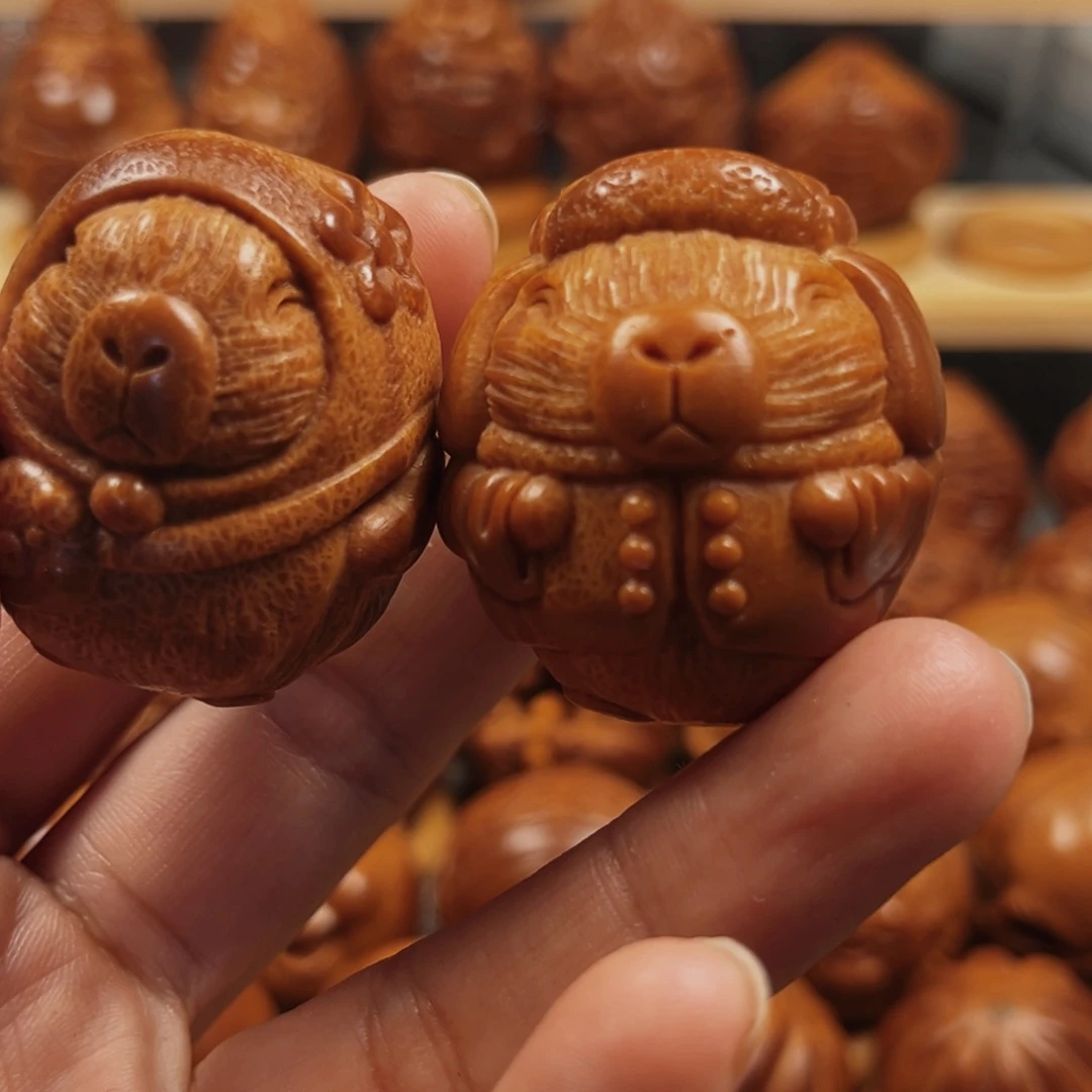 橄榄核手串/手链守**?卡皮巴拉