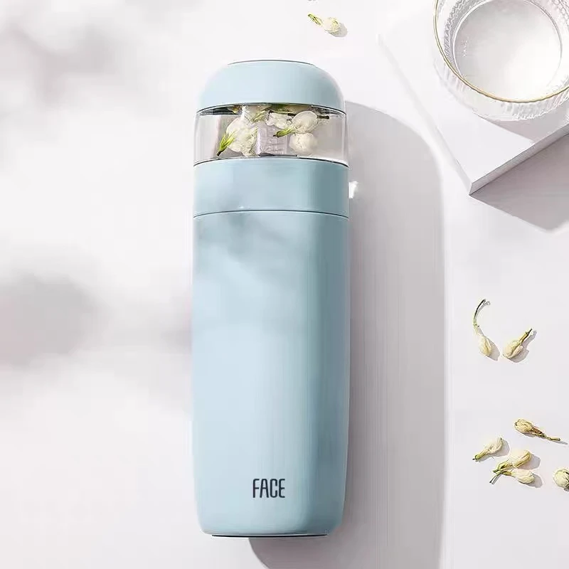 【白小姐】Face 圆系列便携泡茶杯茶水分离保温杯家用旅行便携式