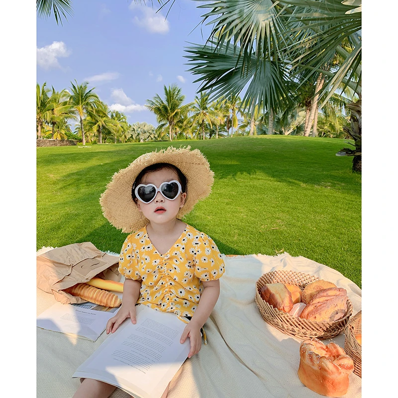 【清】幼悠夏季出游森系舒适小雏菊半身裙X1632 X1633 X1634 X1635