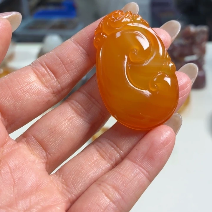 玛瑙/玉髓吊坠(不含链)未镶嵌