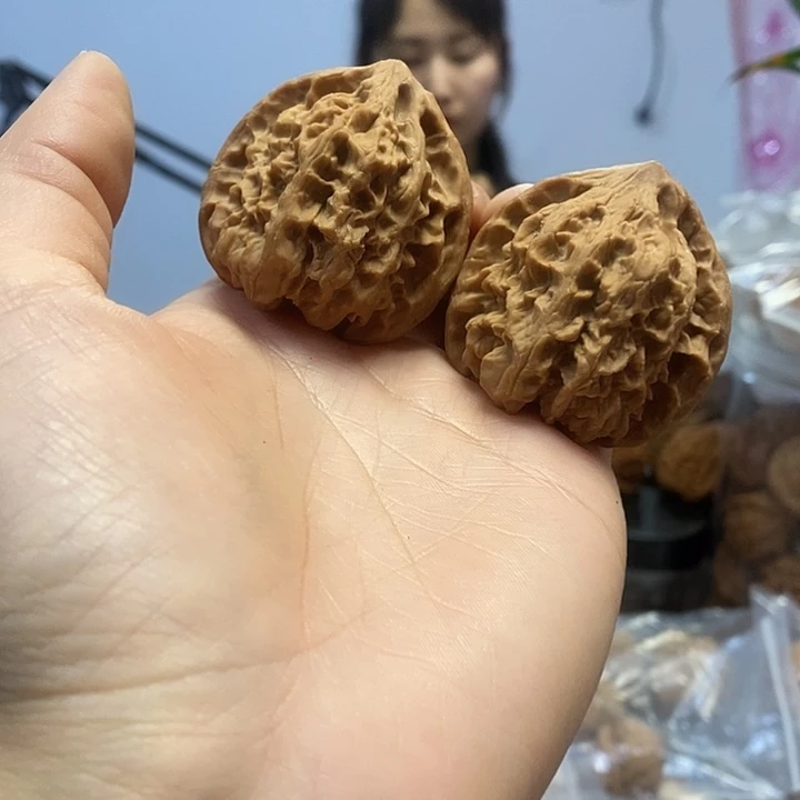 文玩核桃把件42野牛小众
