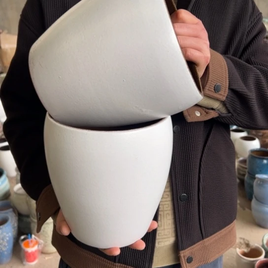 紫砂花盆高20口18————-