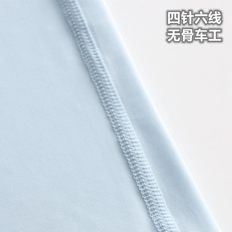 短袖T恤冰丝无痕超薄男士新款打底液态|速干健身圆领夏季高弹运动