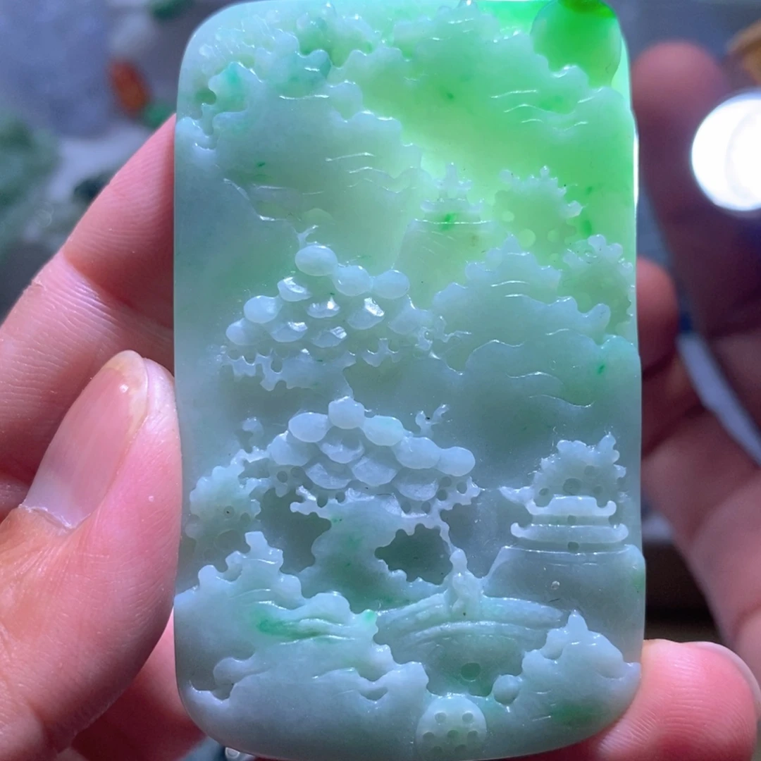 【闪购商品】翡翠未镶嵌颈饰11111111111