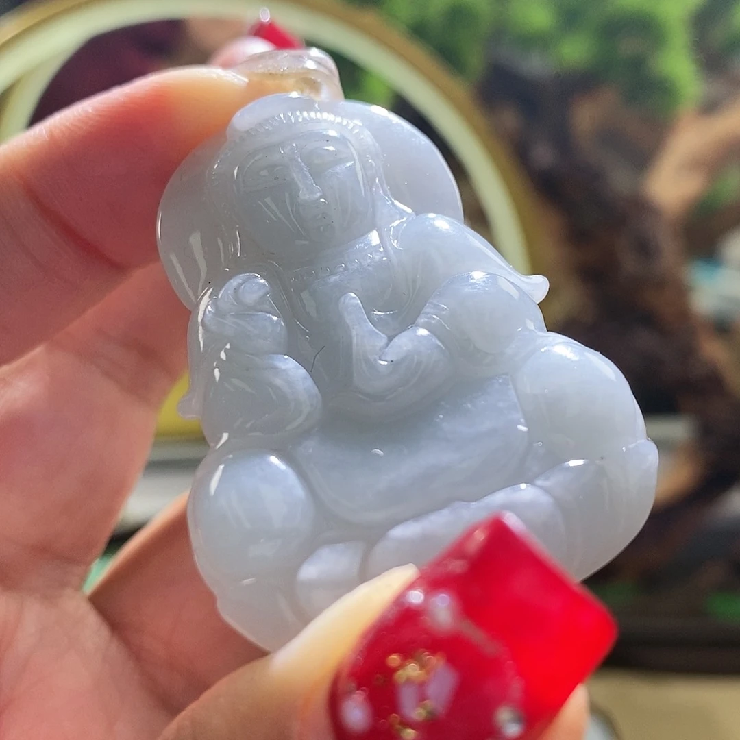 【闪购商品】翡翠颈饰未镶嵌观音