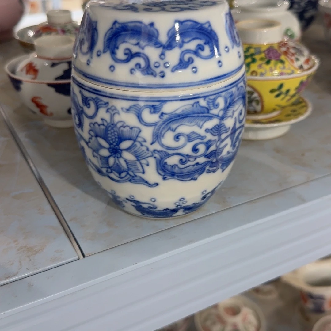 瓷片摆件手绘瓷器全部处理