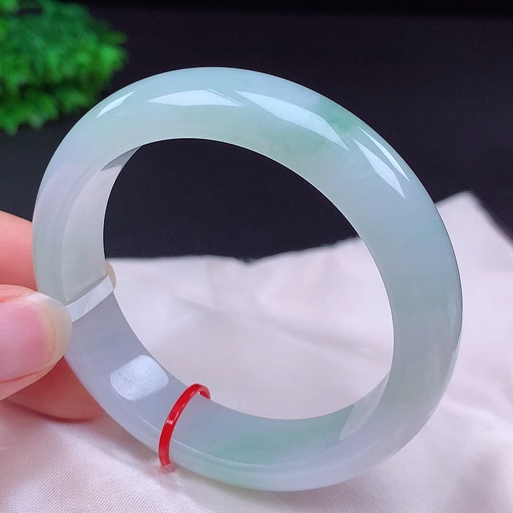 翡翠未镶嵌手镯54圈430043