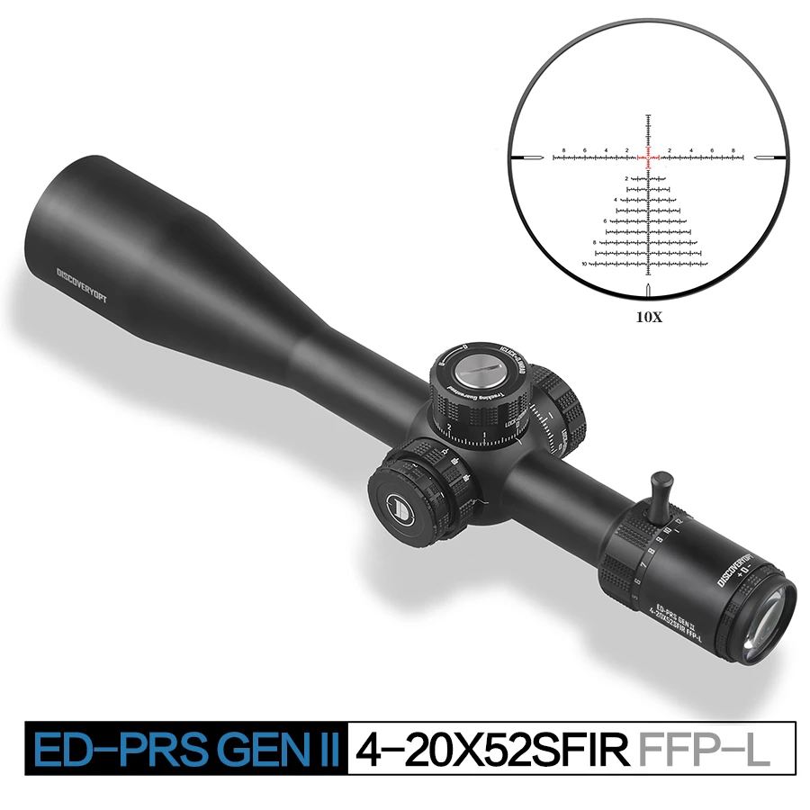 发现者ED-PRS GEN2 4-20X52SFIR FFP-L 前置拉锁 （34管） 望远镜