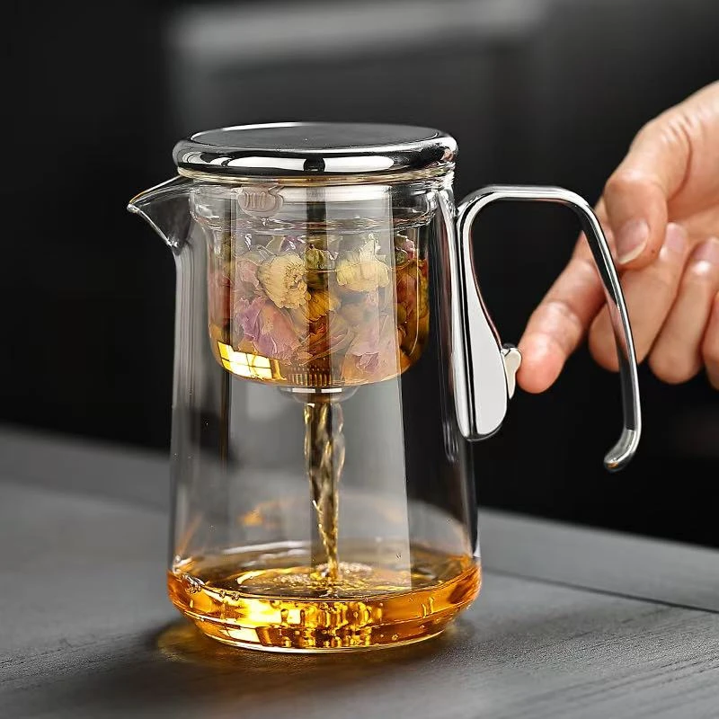 玻璃磁吸无杆飘逸杯茶水分离泡茶壶高档懒人泡茶器家用过滤冲茶具