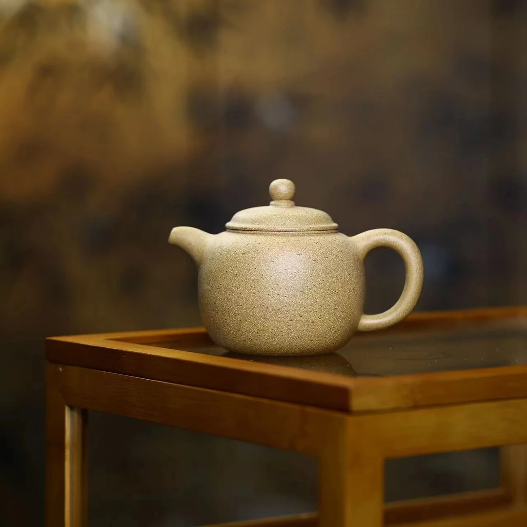 LW黄金段【匏尊220CC】宜兴黄龙山原矿手工紫砂壶