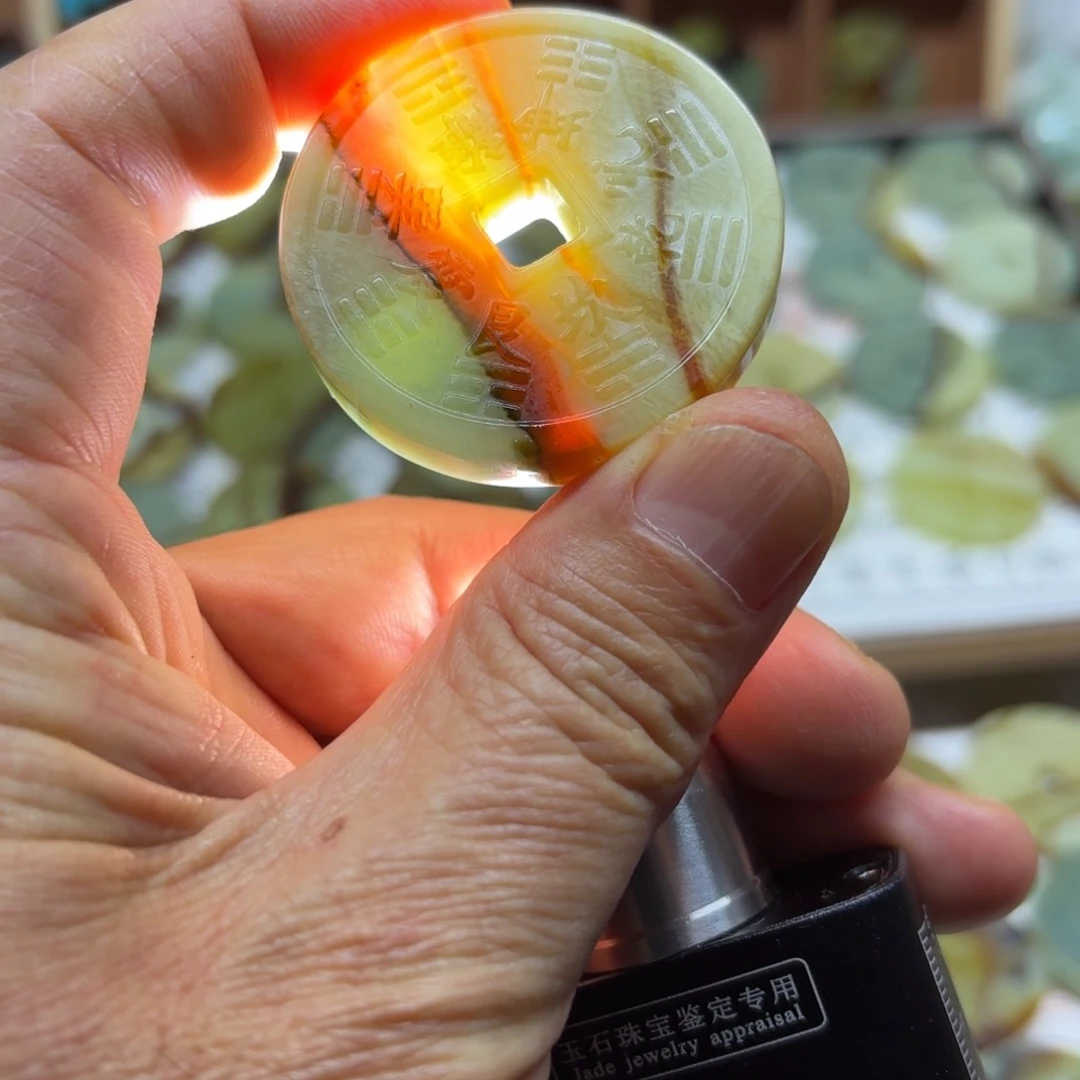 岫玉岫玉山鬼未镶嵌