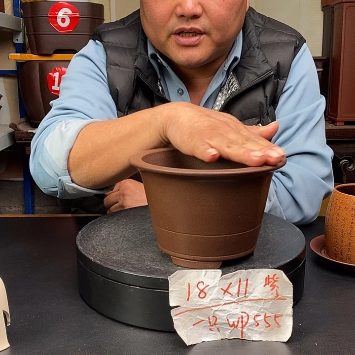 紫砂花盆货号一只Wp555