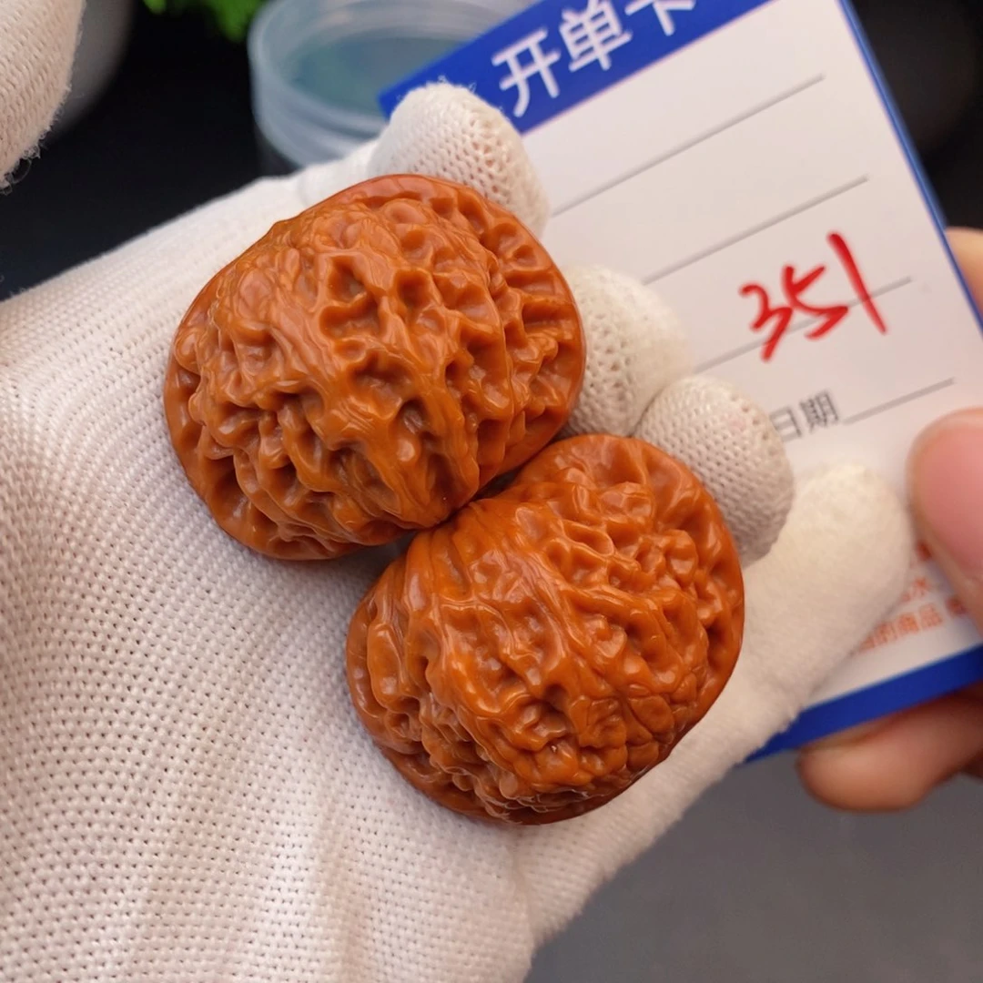 文玩核桃把件37龙眼351