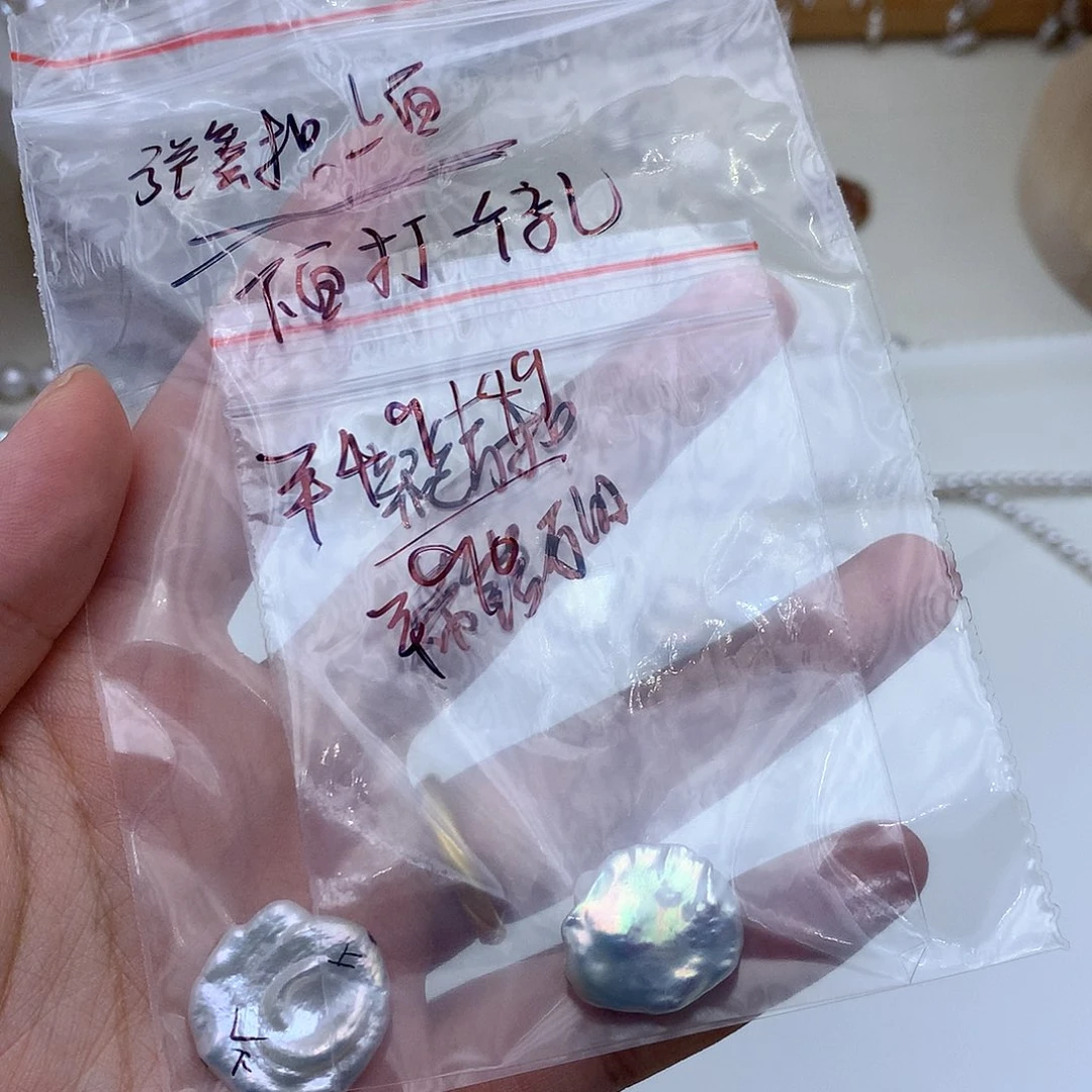 吊坠(不含链)银S925镶嵌淡水珍珠