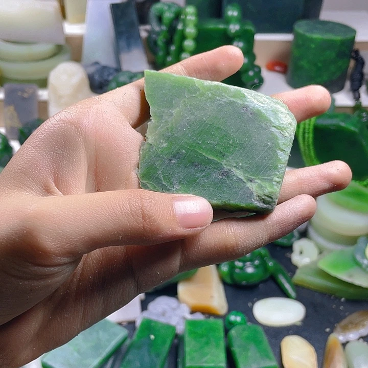 和田玉（碧玉）未镶嵌挂件