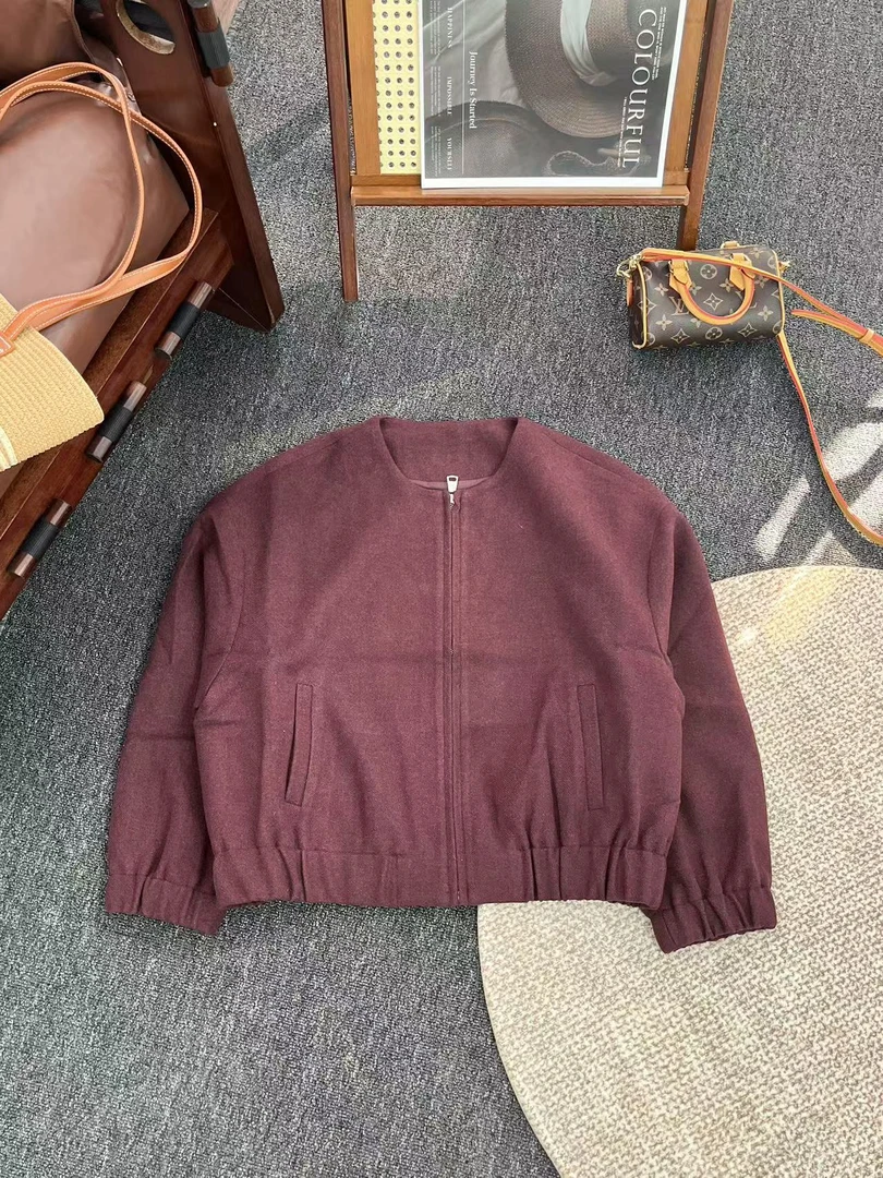 002外套女短款毛边气质名媛时尚洋气D850