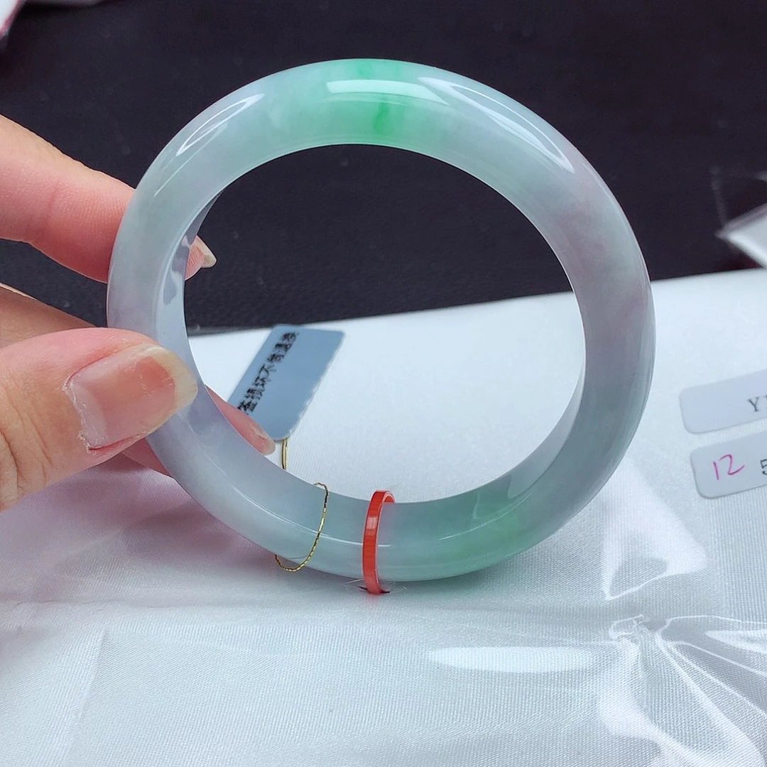 翡翠手镯未镶嵌56圈018