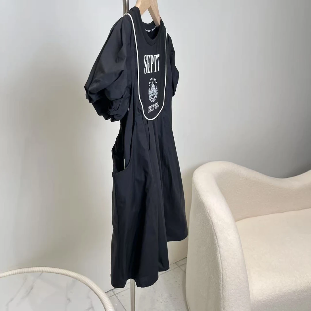 新款连衣裙黑色A6 0288钻系