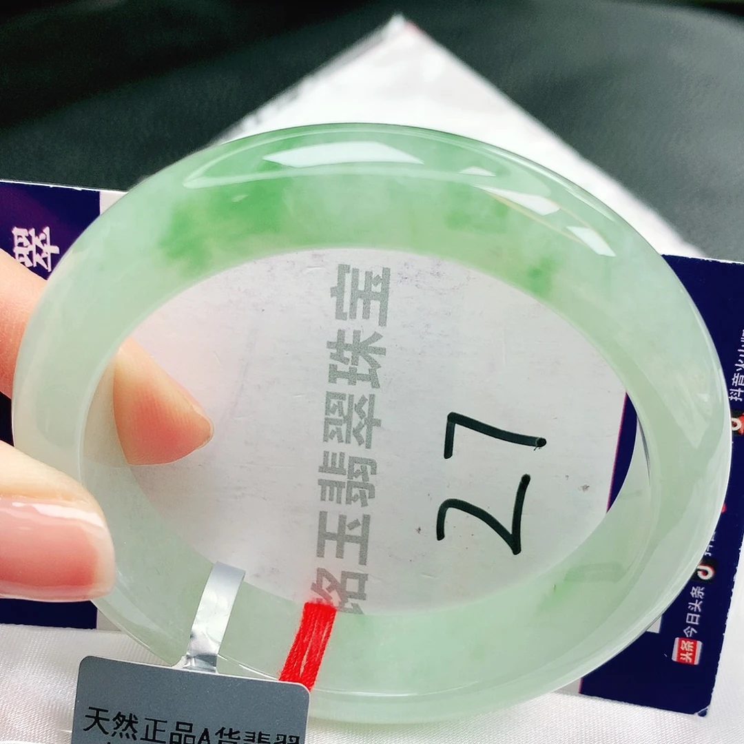 翡翠未镶嵌手镯缅甸天然a货翡翠手镯