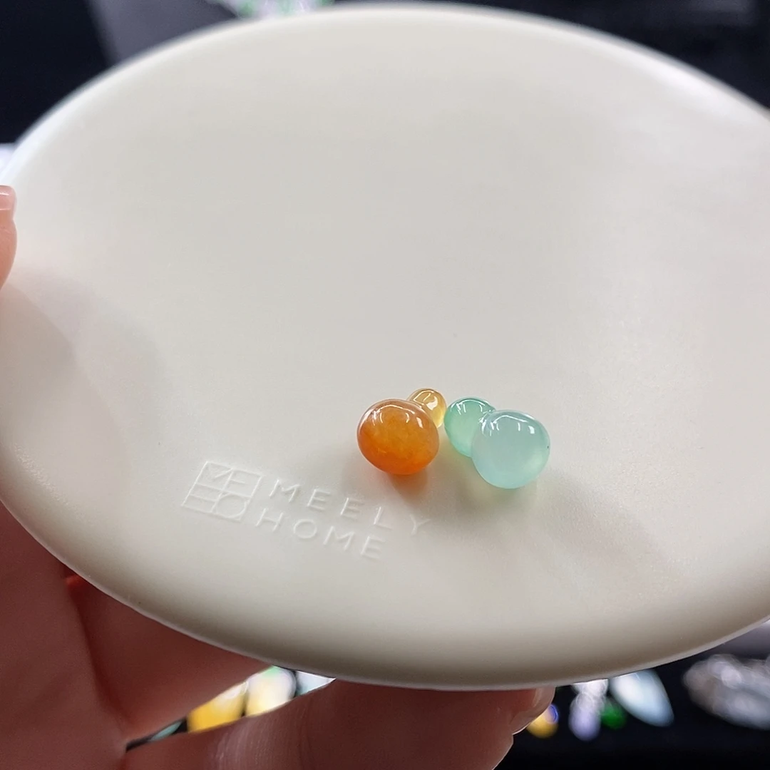 散珠翡翠双彩葫芦特价买断价