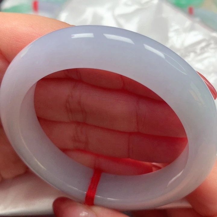 翡翠手镯未镶嵌冰胶紫1