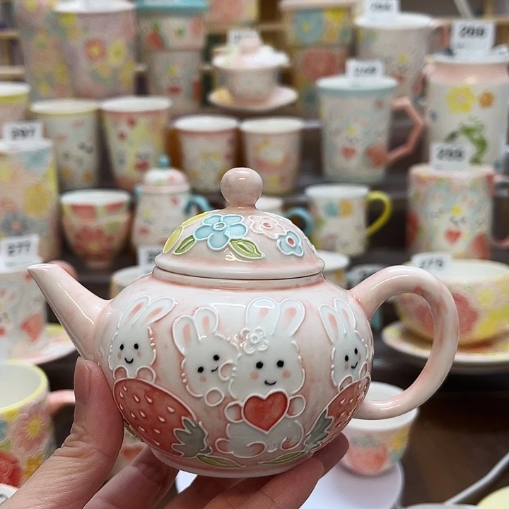 瓷片微瑕玉泥茶壶48